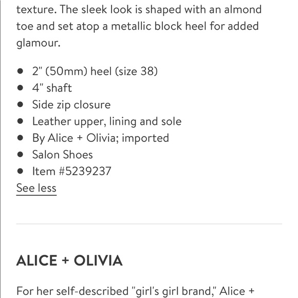 Alice + Olivia Paxton velvet ankle booties 10 40 - Picture 6 of 6